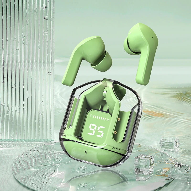 Treqa Bt35 Bluetooth Earbuds | Wireless Earphones | Hifi Stereo Headphone | Digital Display Charging Case (random Color)