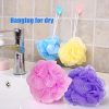Body Wash Puff Sponge Pack (Random Color)