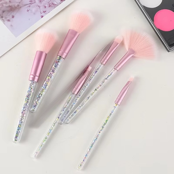 Sweet Beauty 07 Pcs Makeup Brush Set | Complete Brush Kit For Professional And Beginner (random Color)