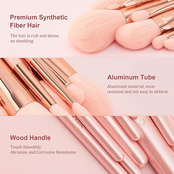 Sweet Beauty 07 Pcs Makeup Brush Set | Complete Brush Kit For Professional And Beginner (random Color)