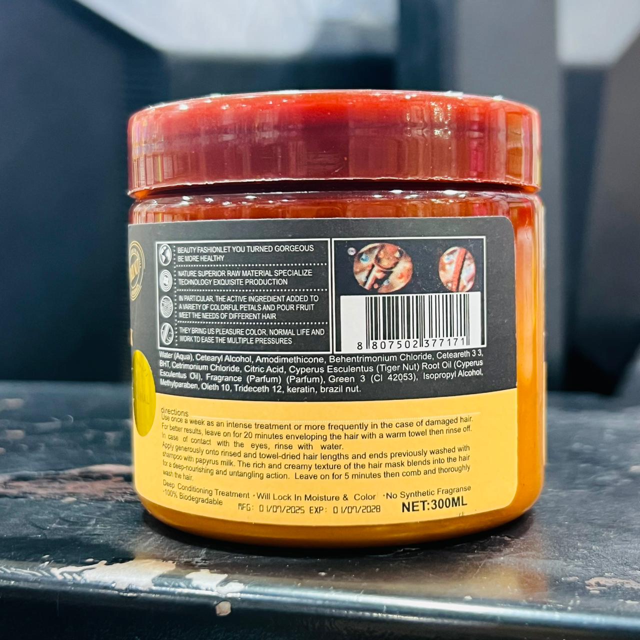 Keratin Hair Mask Treatment – Deep Repair & Strengthening Formula With Nourishing Keratin Complex | Rmaged Hair, Enhances Shine, Controls Frizz & Protects Color-treated Hair – Profestores Daessional Salon-quality Care At Home 300ml